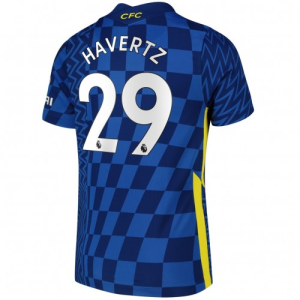 Chelsea Kai Havertz 29 Hjemmebanetrøje 2021-22 - Kortærmet