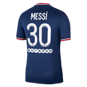 Paris Saint Germain PSG Lionel Messi 30 Jordan Brand Hjemme Trøjer 2021/22 - Kortærmet